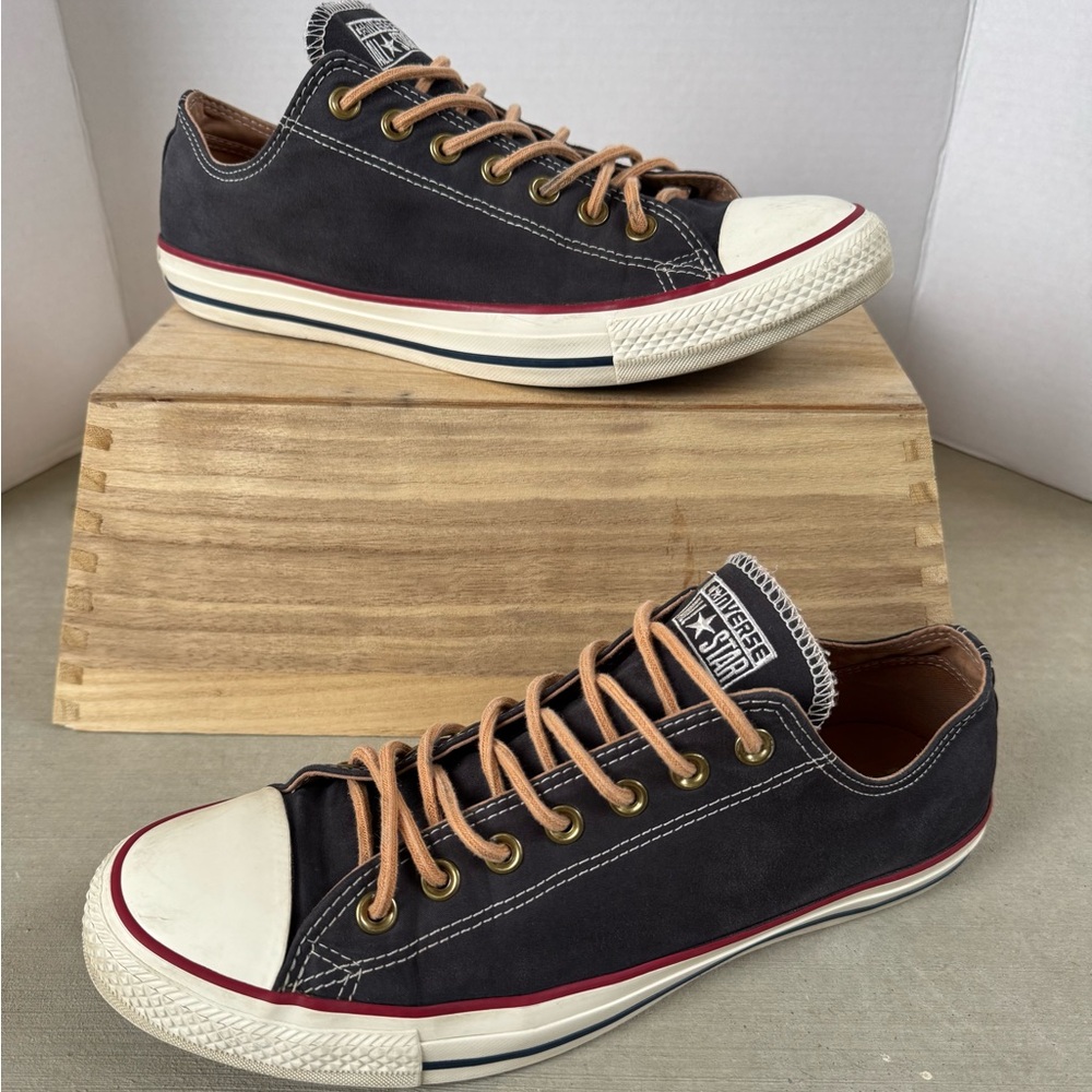 Men’s Converse CTAS Navy Blue Canvas Sneakers 162118C Size 10.5